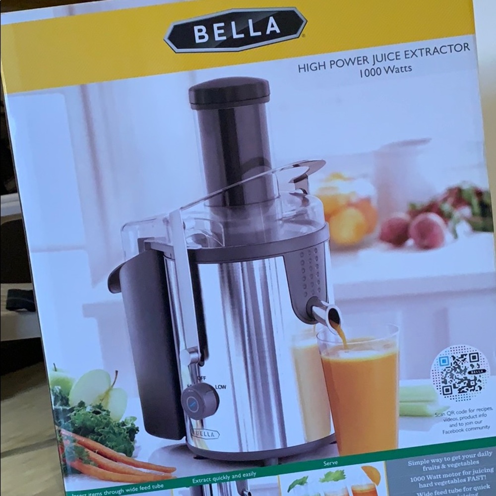 Bella high power juice extractor (1000 watts)